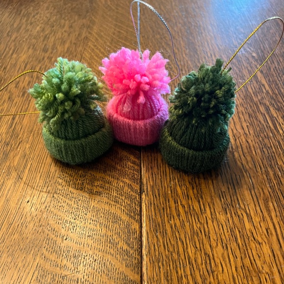 Handmade Hat Ornaments - Picture 2 of 4